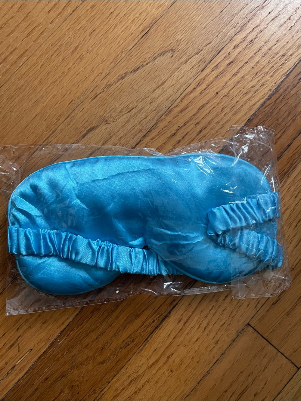 Silk-Look Blue Sleep Mask - Women Accessories